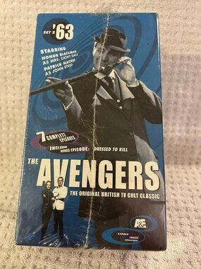 🐻NIP - The Avengers '63 - 3 VHS Set